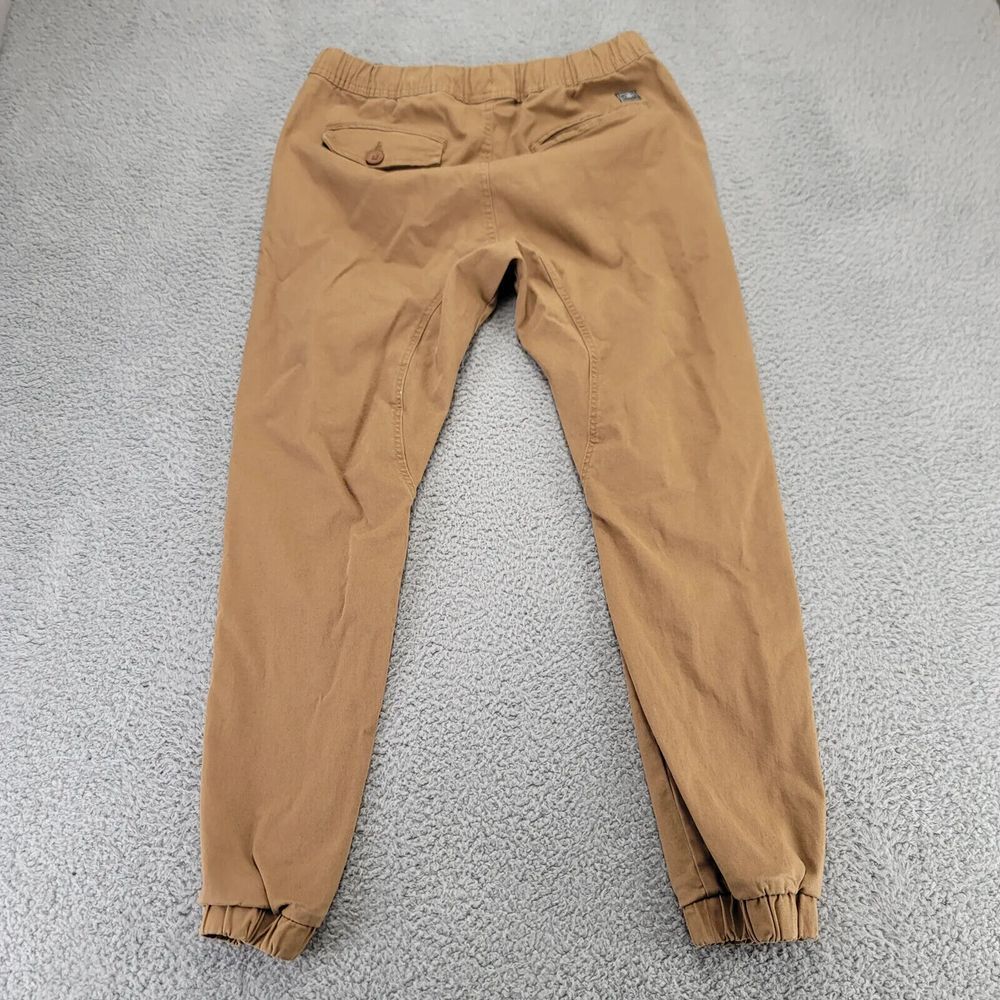 Southpole Pants Mens Medium‎ Brown Flex Drawstring Cuffed Joggers Athleisure - Picture 3 of 11